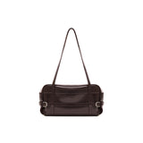 muva. Dundan Bag, Oil‑Wax Leather Strap‑Detail Underarm Bag, Large‑Capacity Premium‑Feel Niche Shoulder Purse for Women, New Arrival Jul 10
