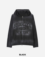 Brue Spray Mesh Hoodie Zip-up