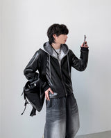 ロックシックスリムレザージャケット