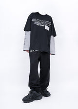 BBD ヒッデンスローガン Tシャツ (ブラック)