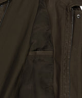 WASHED FAUX LEATHER BLOUSON