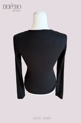 Teddy Center Dot Layered T-Shirt