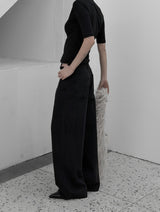 Machi Snap Adjust Incision Black Denim