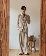 Louis Pintuck Wide Slacks