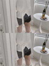 Lauren Ribbed Strap Long Sleeve Wrap (4 Colors)