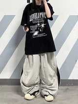 two-way mesh nylon pants