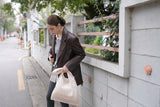 layered organza bag_cream pink