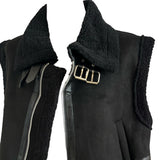 Ever Dumble High-Neck Two-Buckle Mustang Vest