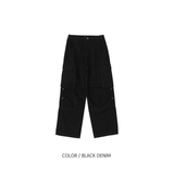 Monster Air Cargo Denim Pants 3C