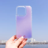【MADE】Gradient translucent Jelly hard Phone case