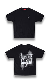 グランマカートゥーンTシャツ ブラック