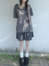 bolt hood tee