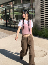 ポイントバッククリップワイドパンツ (3C)
