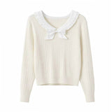 Lottie Ribbon Collar Knit