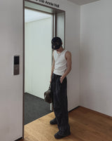 Pigment Washed Track Wide Pants