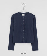Amk Punching Snap Round Cardigan