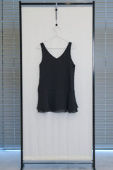 フレアラッフルドレス (Black)