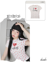 My Love Puppy Lovely Short Sleeve T-shirt