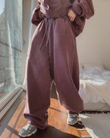 Daisy Patch Brushed Pigment Snap Training Pants