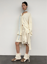 (SET) WARMER SKIRT & MILD LEG WARMER _GREY