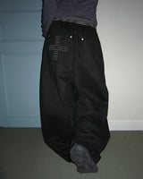 Sern Cross Wide Cotton Banded Pants