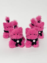 Myomyo cat keyring_magenta