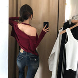 [BELLIDE MADE] Holter neck camisole + cardigan setup