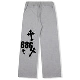686 ワイドパンツ - 2COLOR