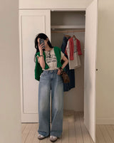 [BELLIDE MADE] Ocean Wide Denim Pants