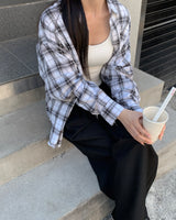 オンブレシャツ
