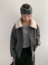 Pilance Quilted Fur Collar Jacket