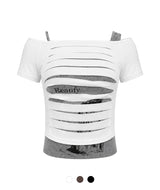 Neria Cutout Layered Tee
