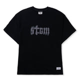 ブラーSTGMセミオーバーサイズTシャツ Black / Blue / White
