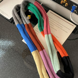 Picasso Color Coloring Unit Price Thin Choker Scarf Knit muffler Gift