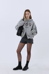 LT ROUGH HOOD ZIP-UP_GREY