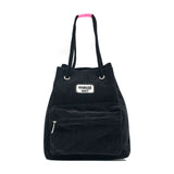 CORDUROY STRING BAG