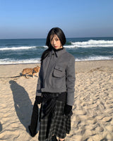 POCKET WOOL JACKET