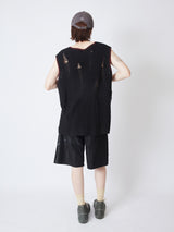 DECONSTRUCTED ZIPPER SHORT