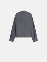 Dek stripe cropped shirt