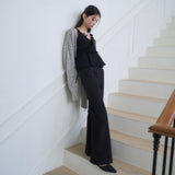 STANDARD COTTON PANTS-BLACK