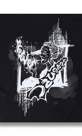 グランマカートゥーンTシャツ ブラック