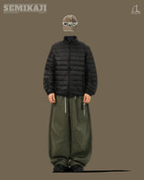 AD Washing Pigment Tuck Balloon Pants