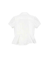 DOZI - Puffed Button Up Shirt _ WHITE