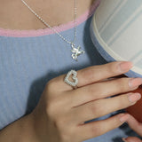 Drop Heart Ring