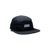 CROOZ ITALICS | 5-PANEL HAT BLACK