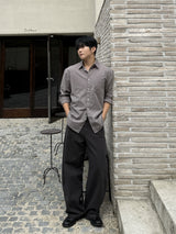 Bio cotton curved pants