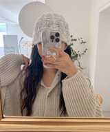 Maru knit bucket hat beanie