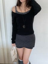 Roana Layered Camisole Long Sleeve Set
