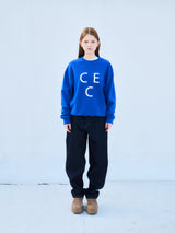 CEC TRIANGLE LOGO SWEATSHIRT(BLUE)