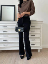 Loha Half-Neck Puff Blouse